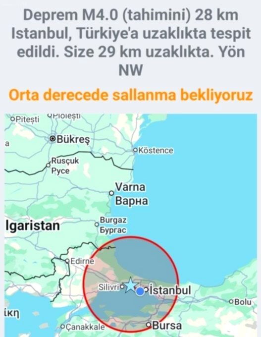 Alerte Séisme à Istanbul : Un Message Nocturne Provoque la Surprise Générale