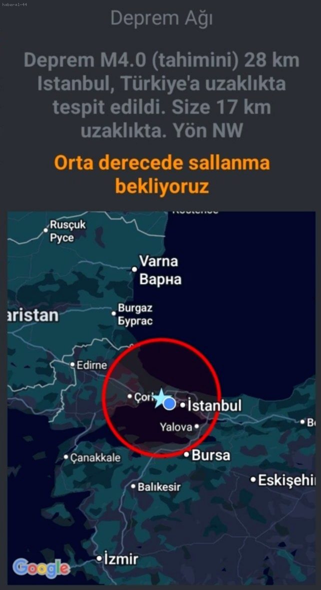 Alerte Séisme à Istanbul : Un Message Nocturne Provoque la Surprise Générale